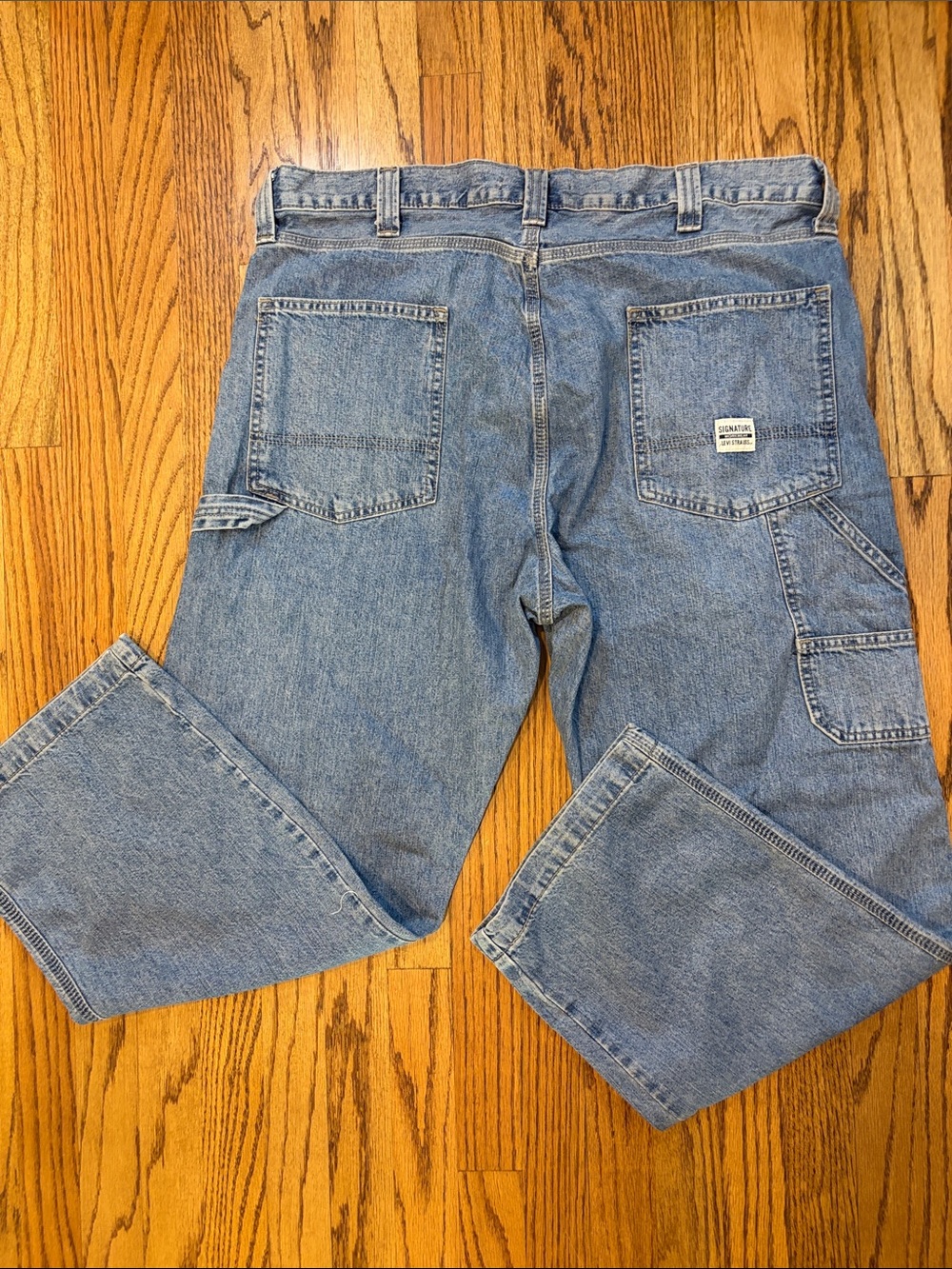 Levi Strauss Signature Edition Carpenter Jeans 40X30 Grunge Cargo Skater Baggy